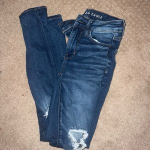 American Eagle ripped jeans